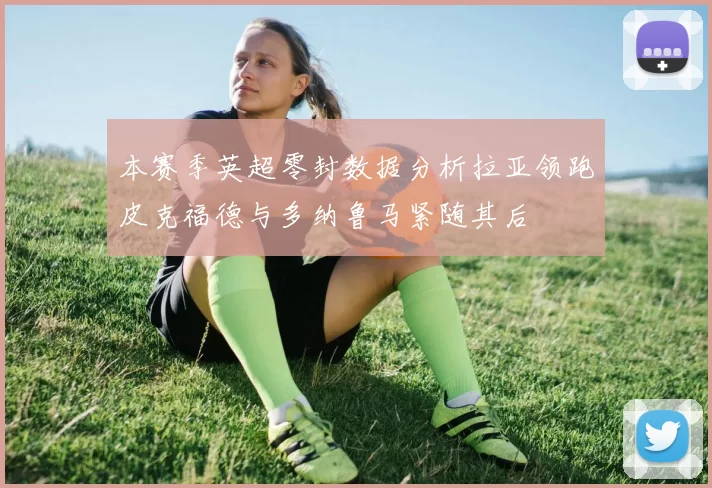 本赛季英超零封数据分析拉亚领跑皮克福德与多纳鲁马紧随其后